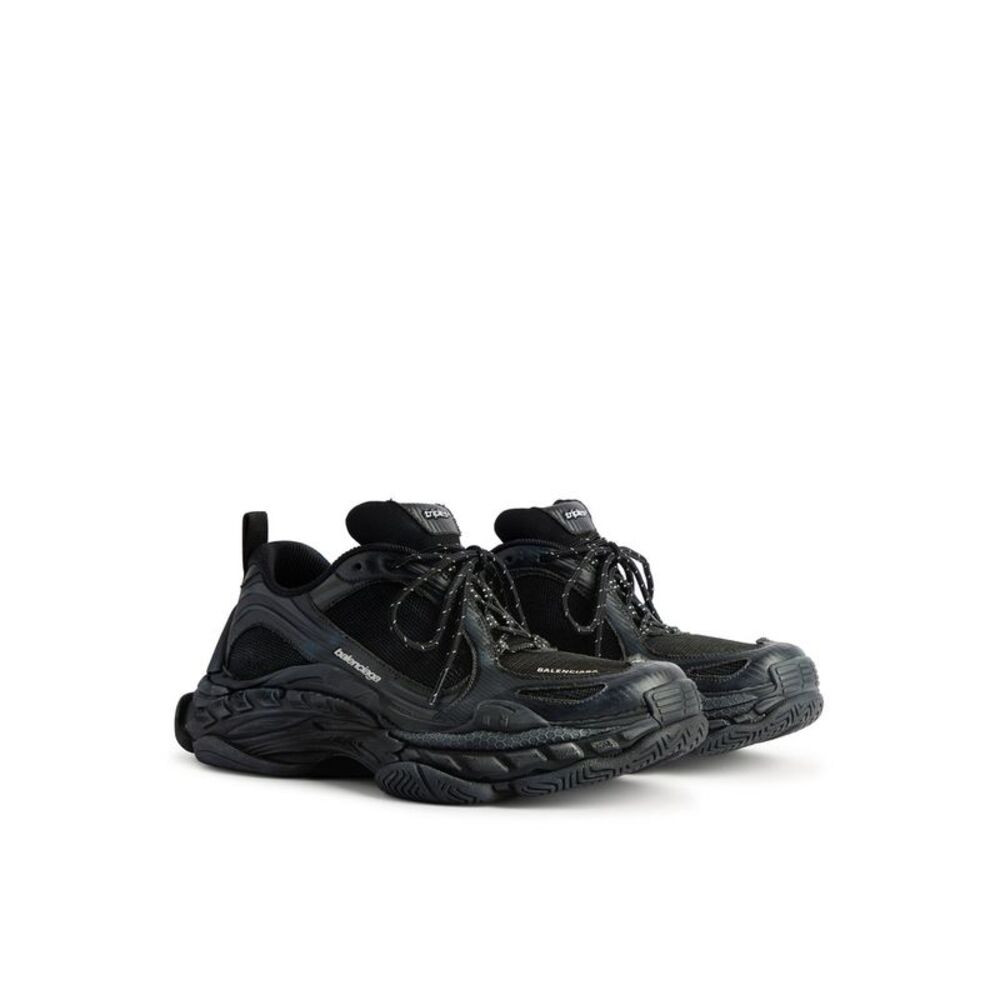 Balenciaga Men Triple S 2 Sneaker In Black/Dark Grey - Picture 4 of 7